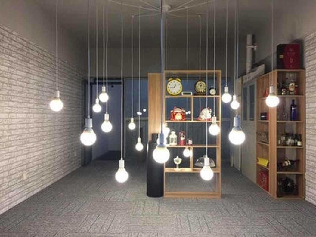 10 head Edison Bare Bulb Pendant Light Chandelier in White - Image 4