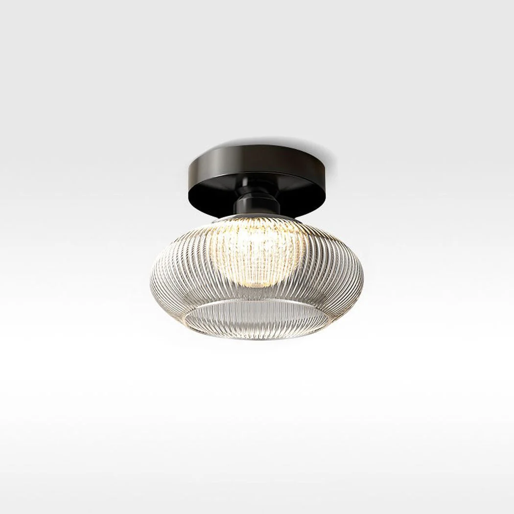 Alesund Art Deco Glass Fixed Ceiling Light - Image 2