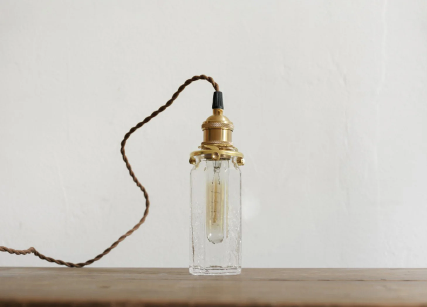 Alfred brass glass shade french country pendant light - Image 10
