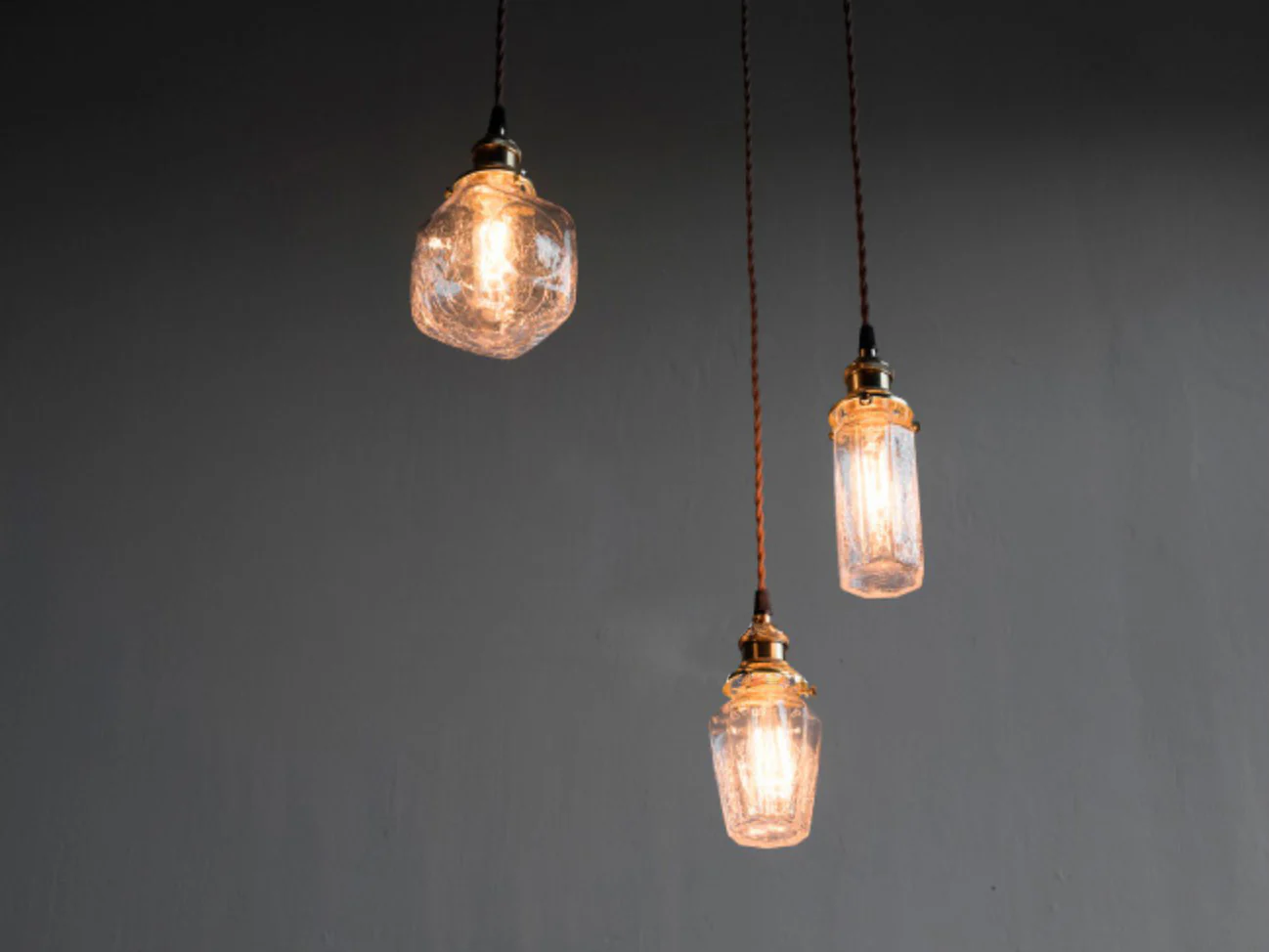 Alfred brass glass shade french country pendant light - Image 14