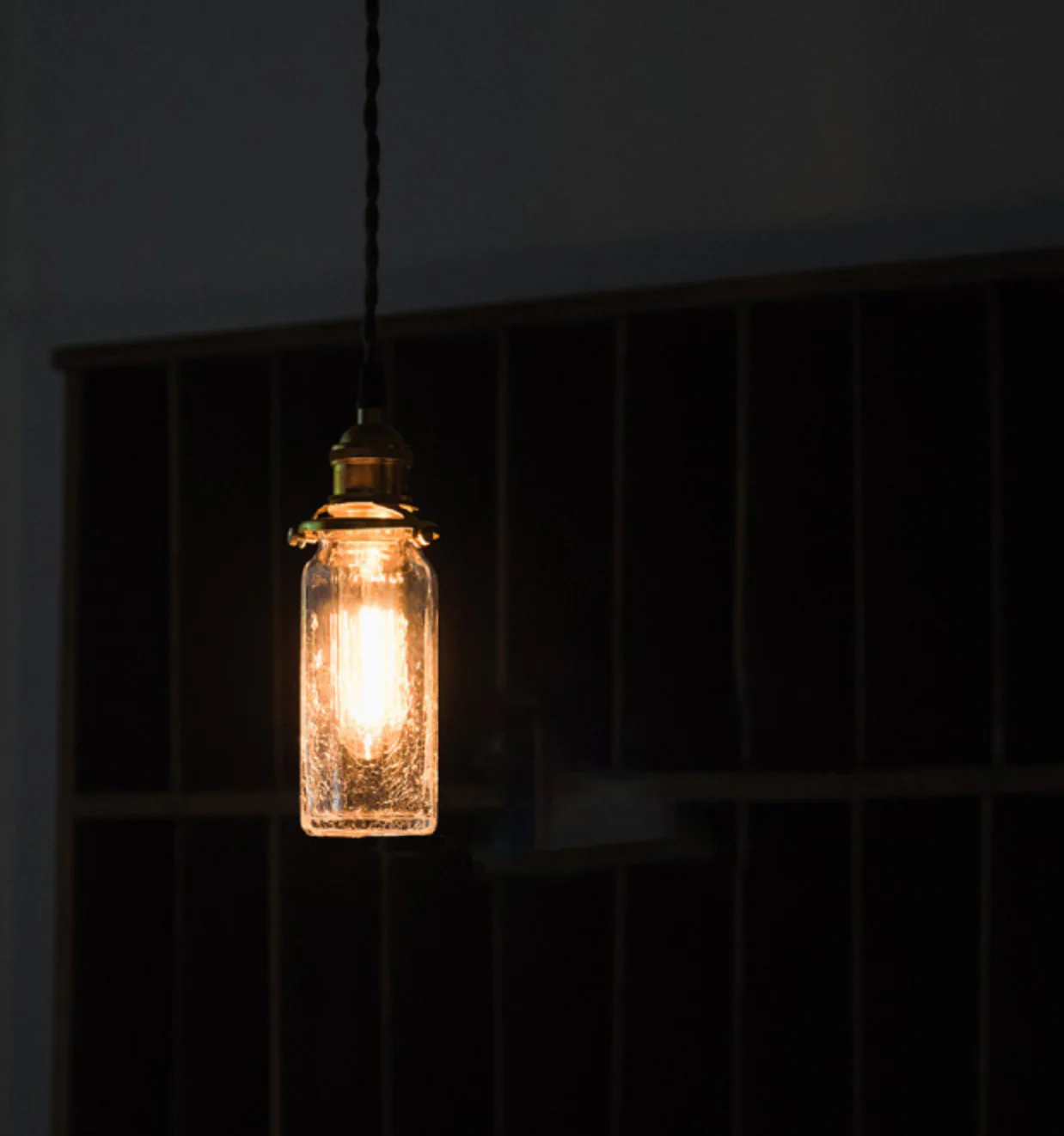 Alfred brass glass shade french country pendant light - Image 16