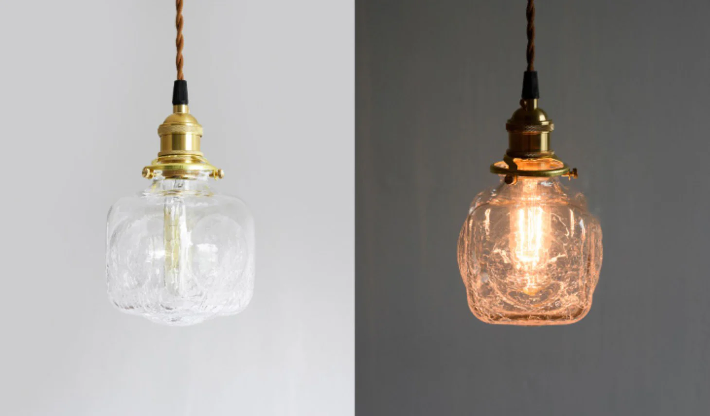 Alfred brass glass shade french country pendant light - Image 5