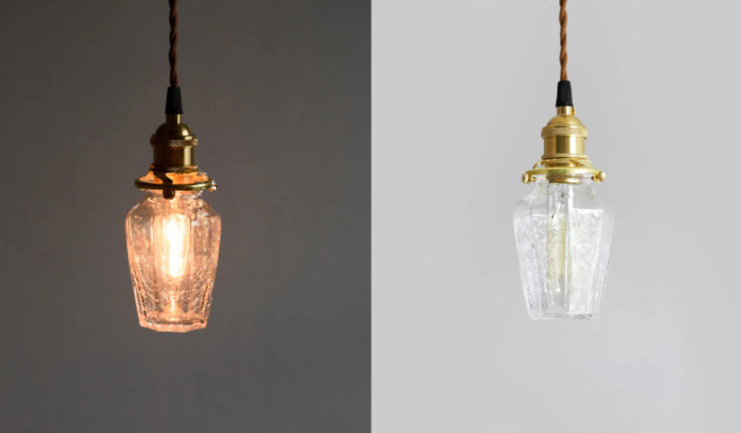Alfred brass glass shade french country pendant light - Image 6