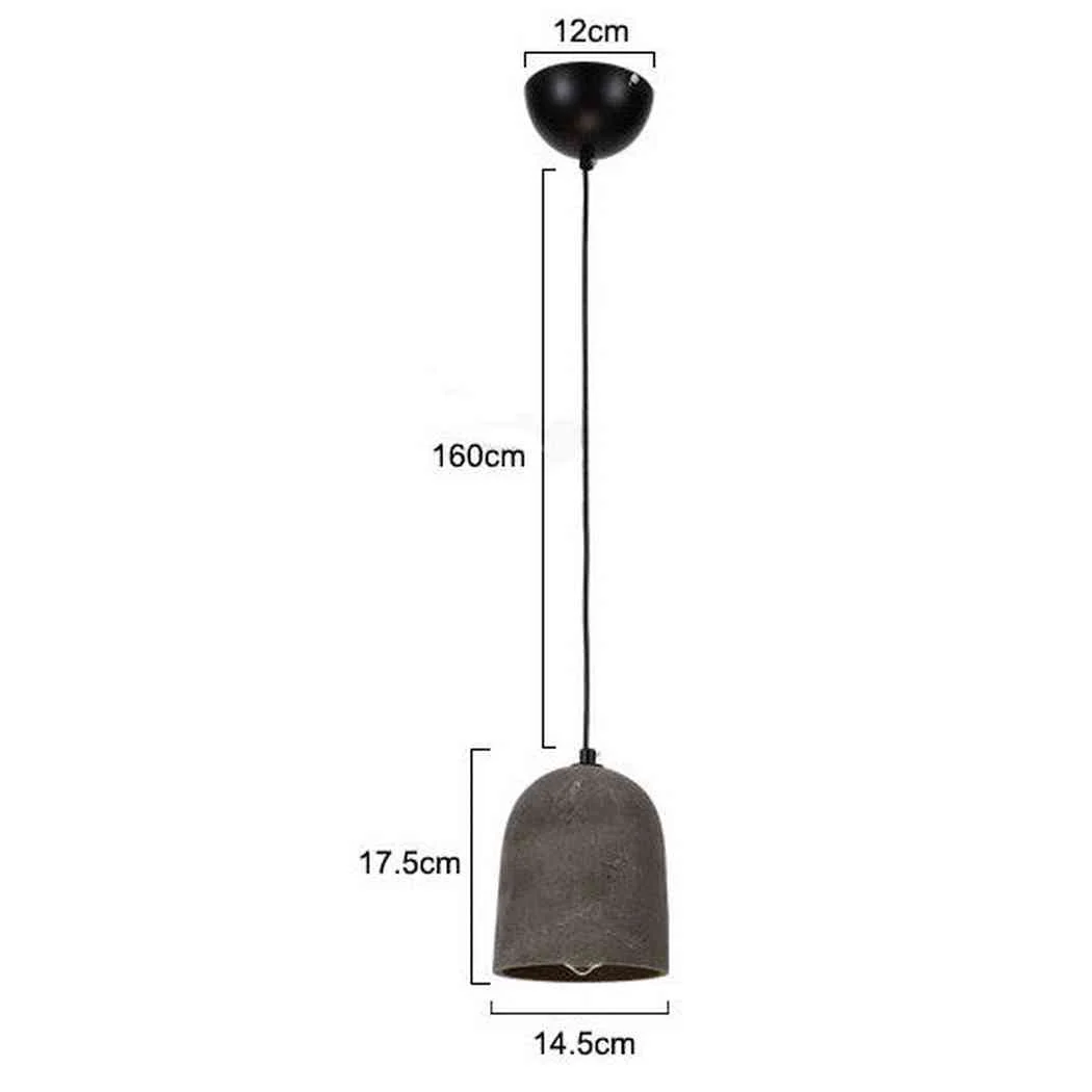 Allegro Concrete Dome Pendant Light - Image 3
