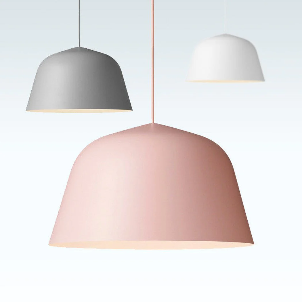 Ambit Metal Shade Pastel Coloured Pendant Light