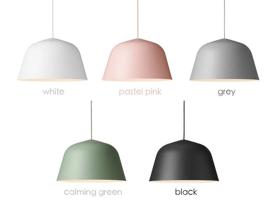 Ambit Metal Shade Pastel Coloured Pendant Light - Image 7