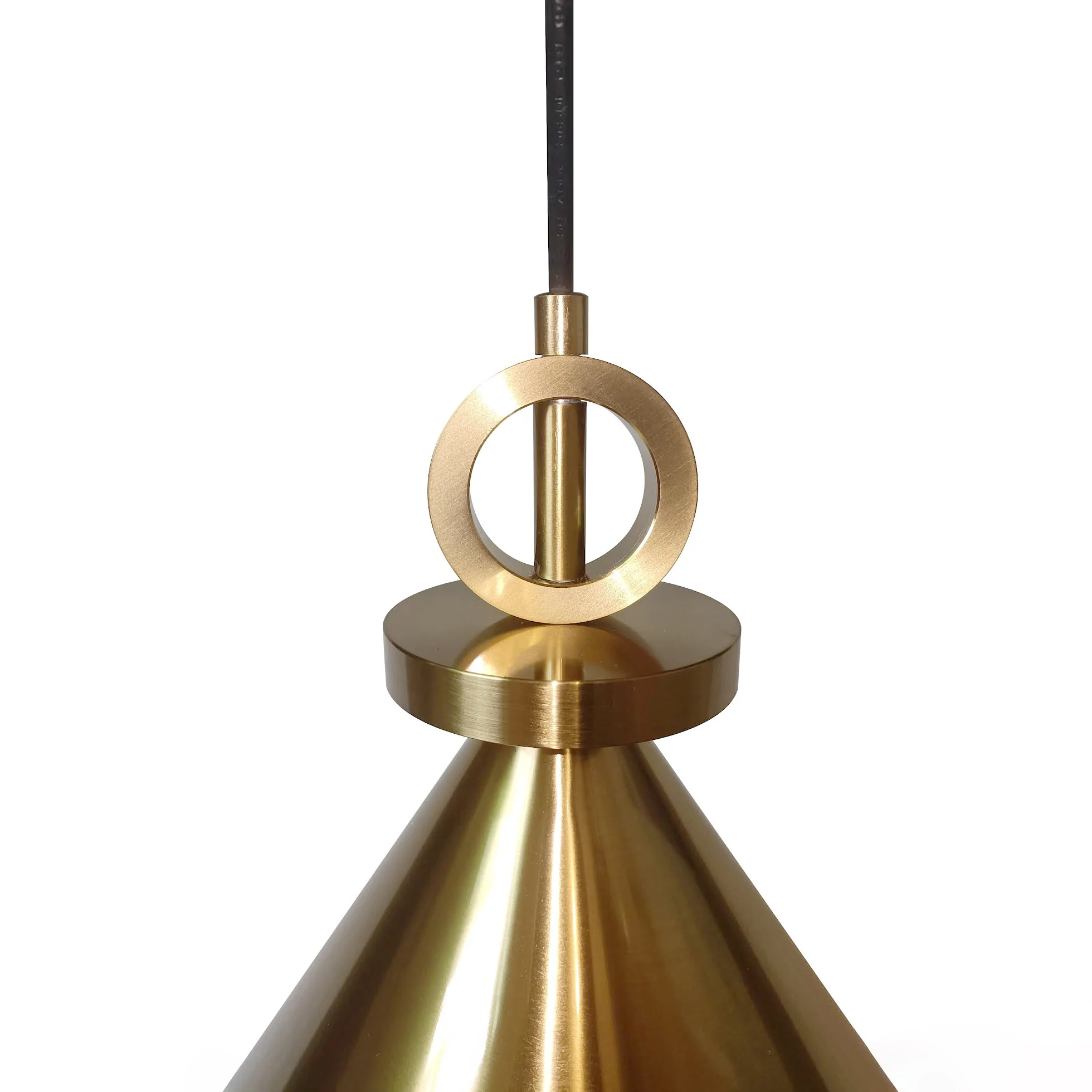 Amun Modern Pulley Brass Pendant Light - Image 11