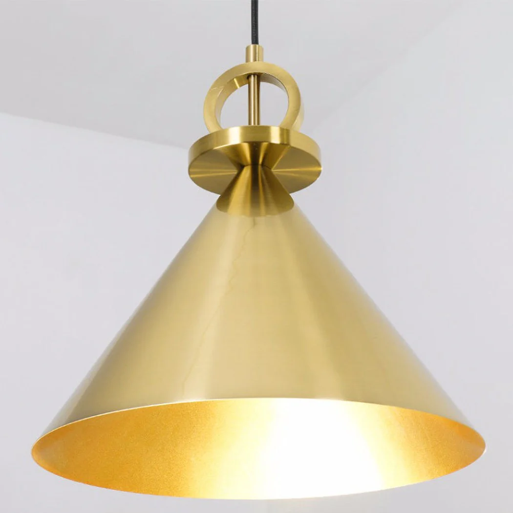 Amun Modern Pulley Brass Pendant Light - Image 22