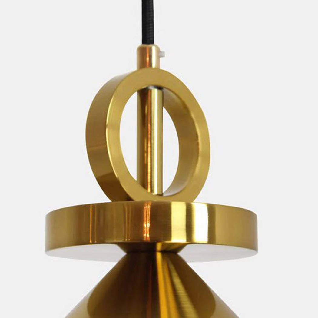 Amun Modern Pulley Brass Pendant Light - Image 8