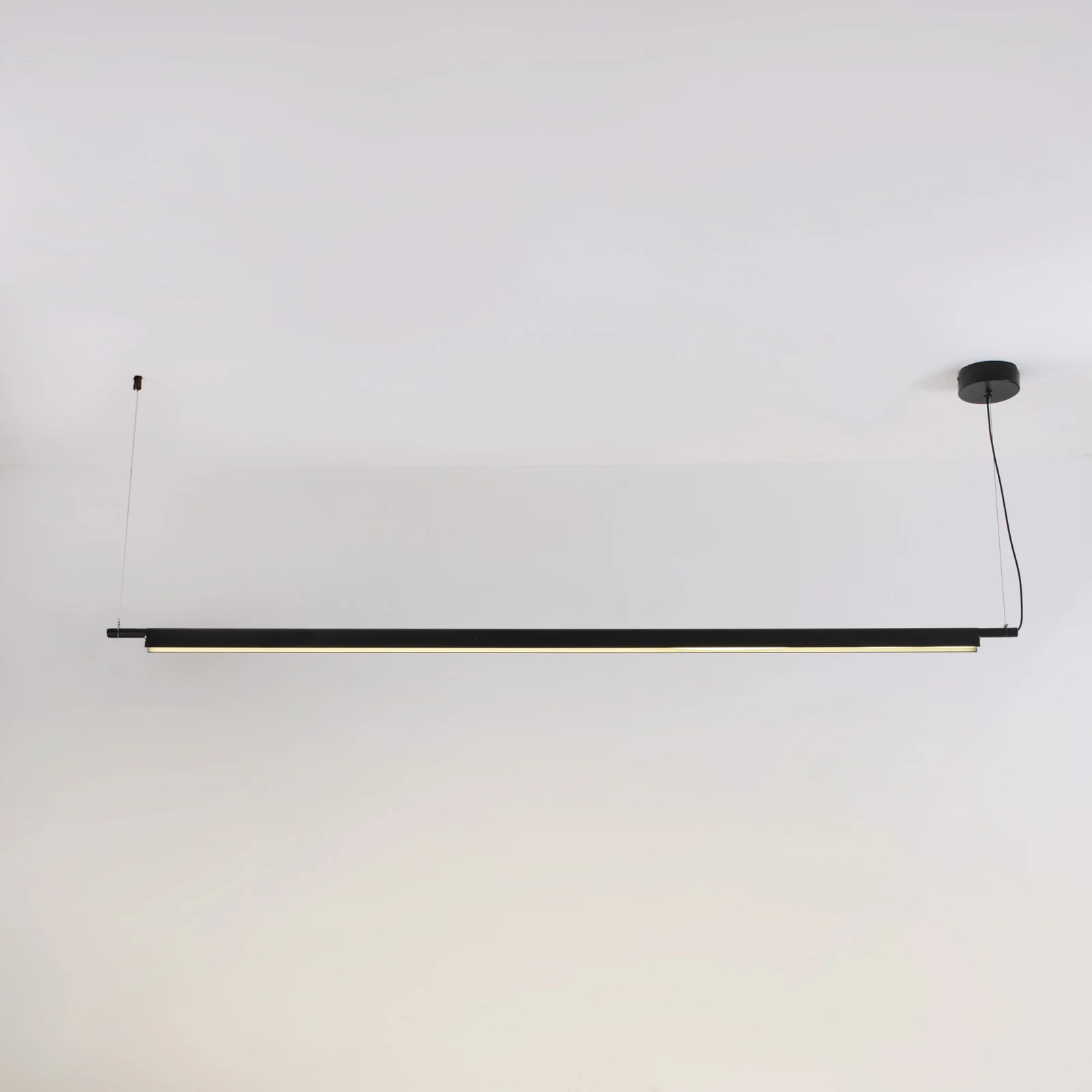 Ando Minimalist Line Black Kitchen Island Pendant Light
