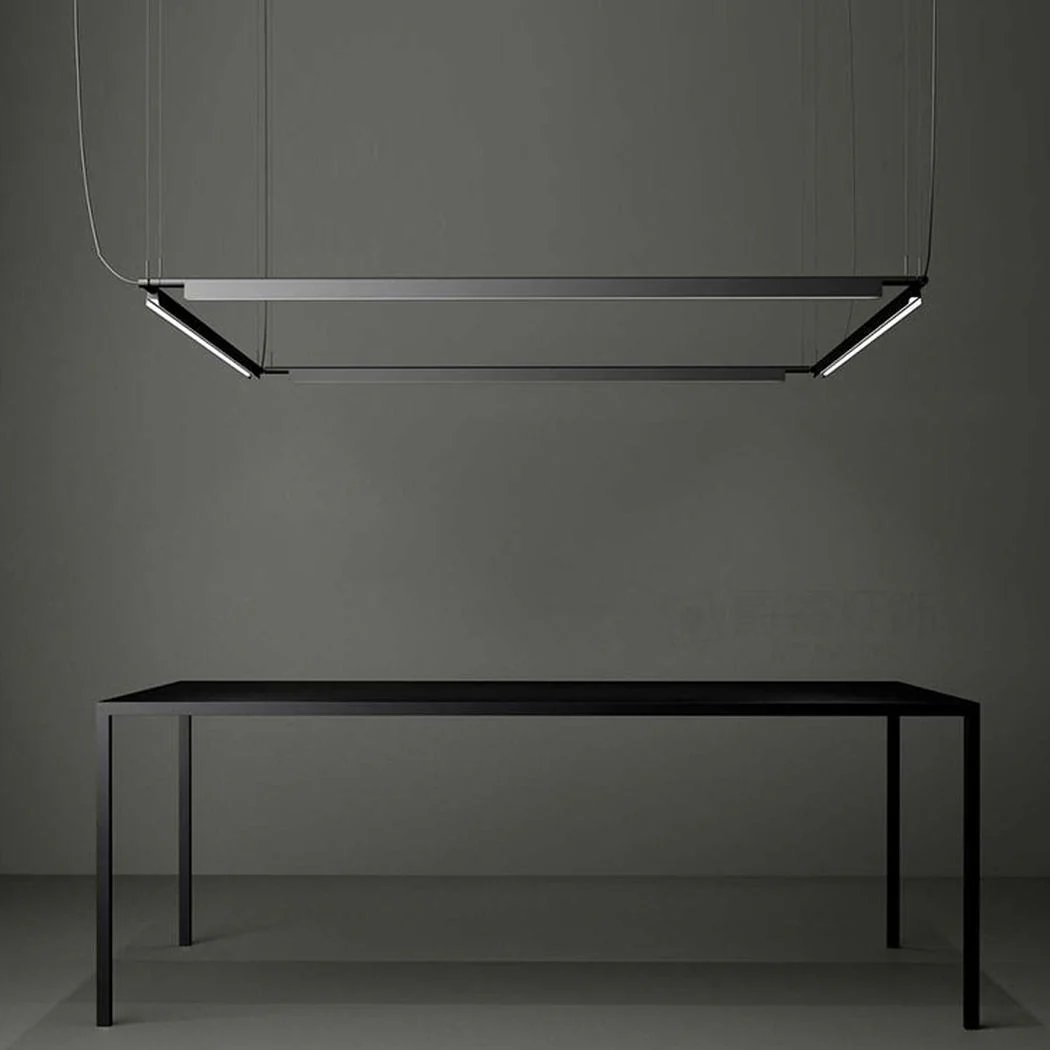 Ando Minimalist Line Black Kitchen Island Pendant Light - Image 5