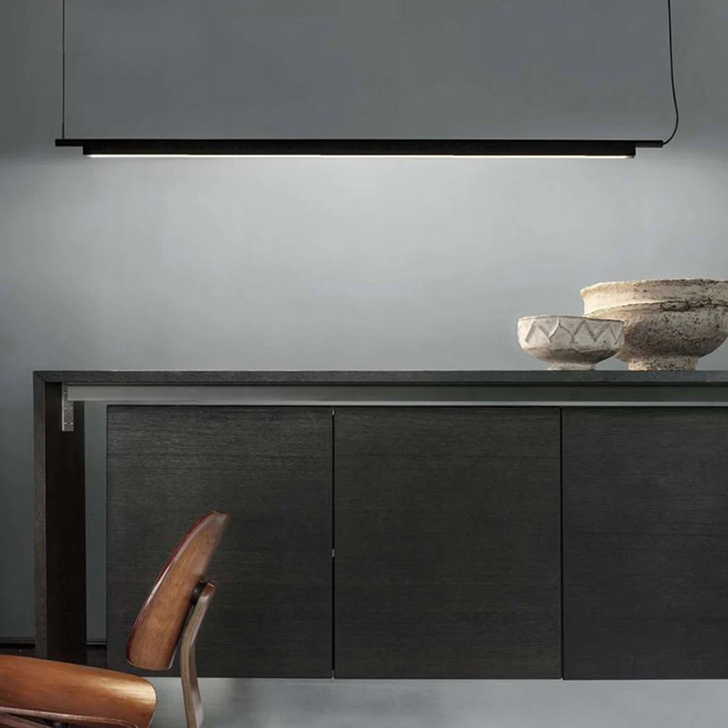 Ando Minimalist Line Black Kitchen Island Pendant Light - Image 6