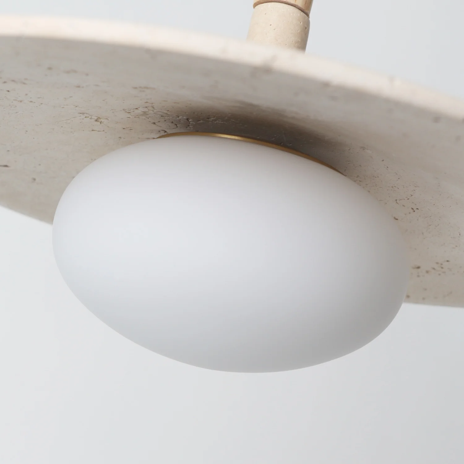 Annadel Sonoma Wood And Stone Japandi Pendant Lights - Image 13