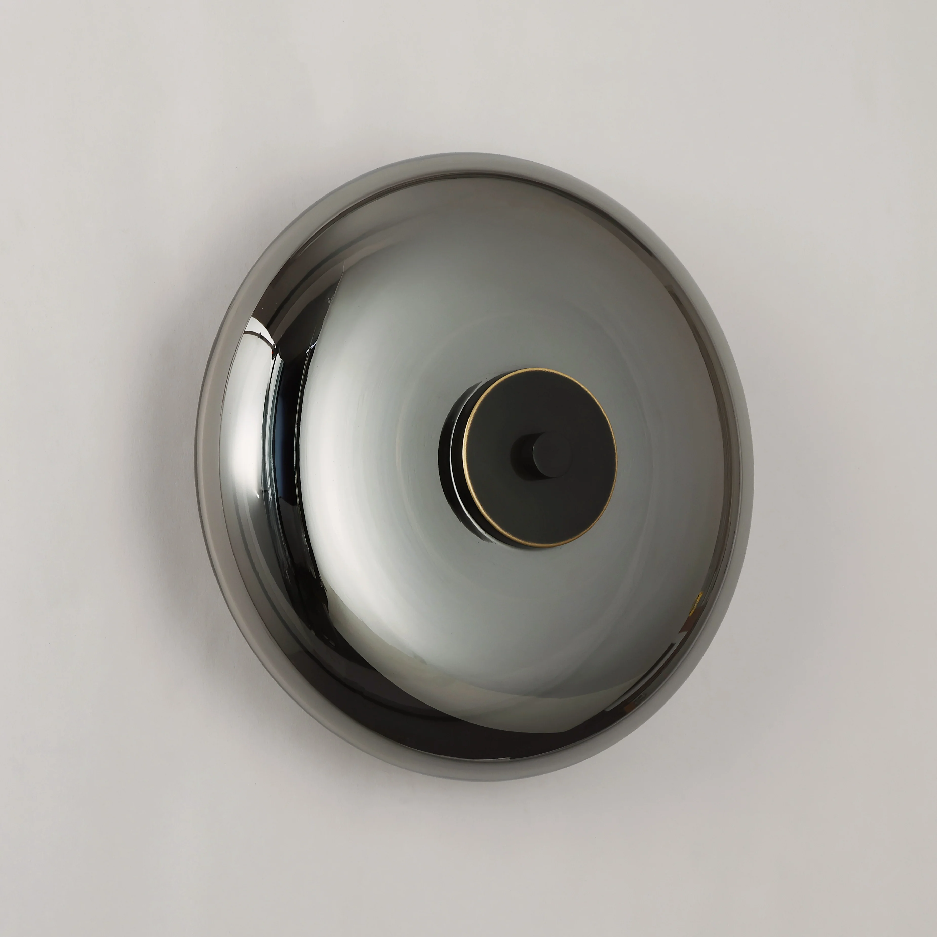 Anthé Circular Dish Glass Wall Light Sconce - Image 12