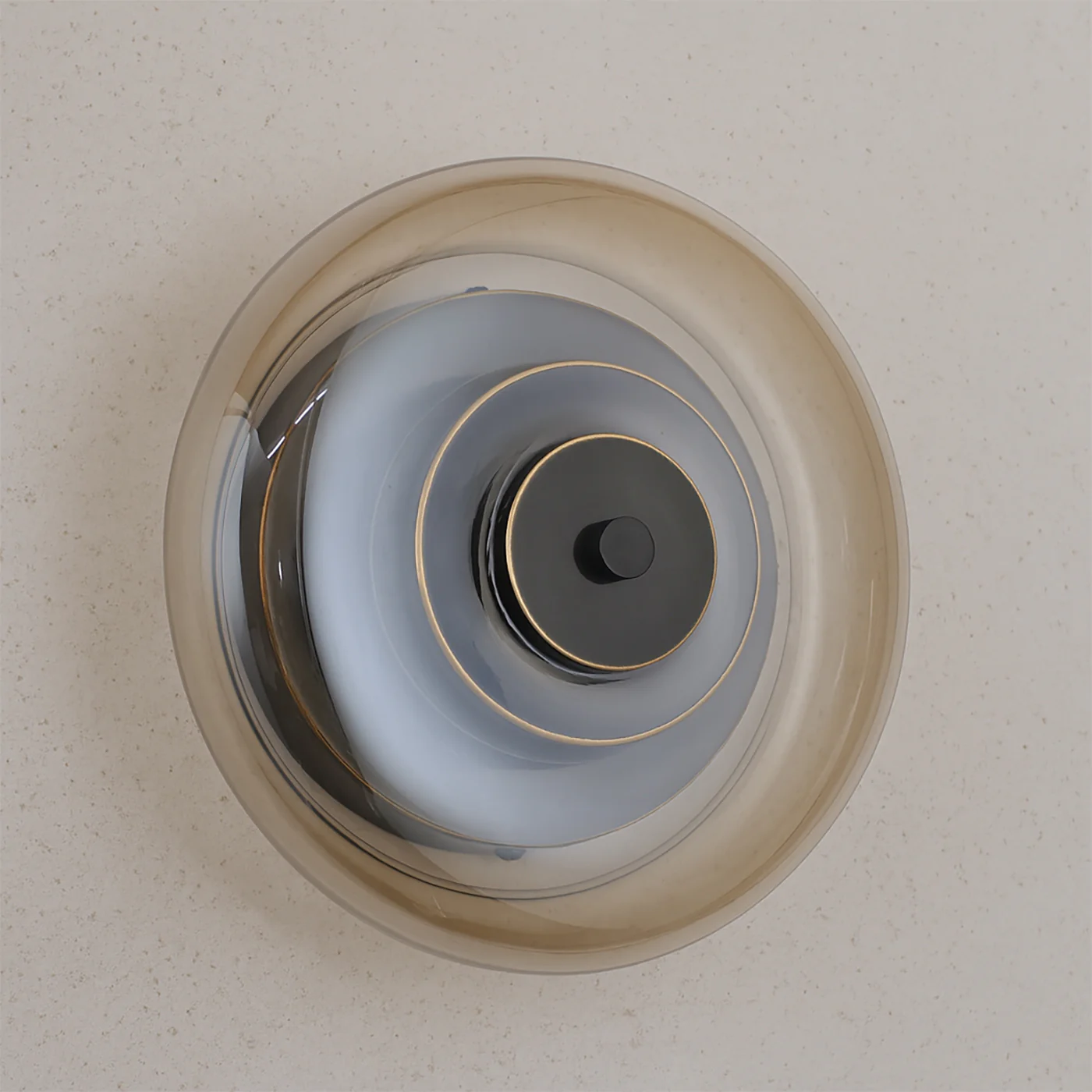 Anthé Circular Dish Glass Wall Light Sconce - Image 13