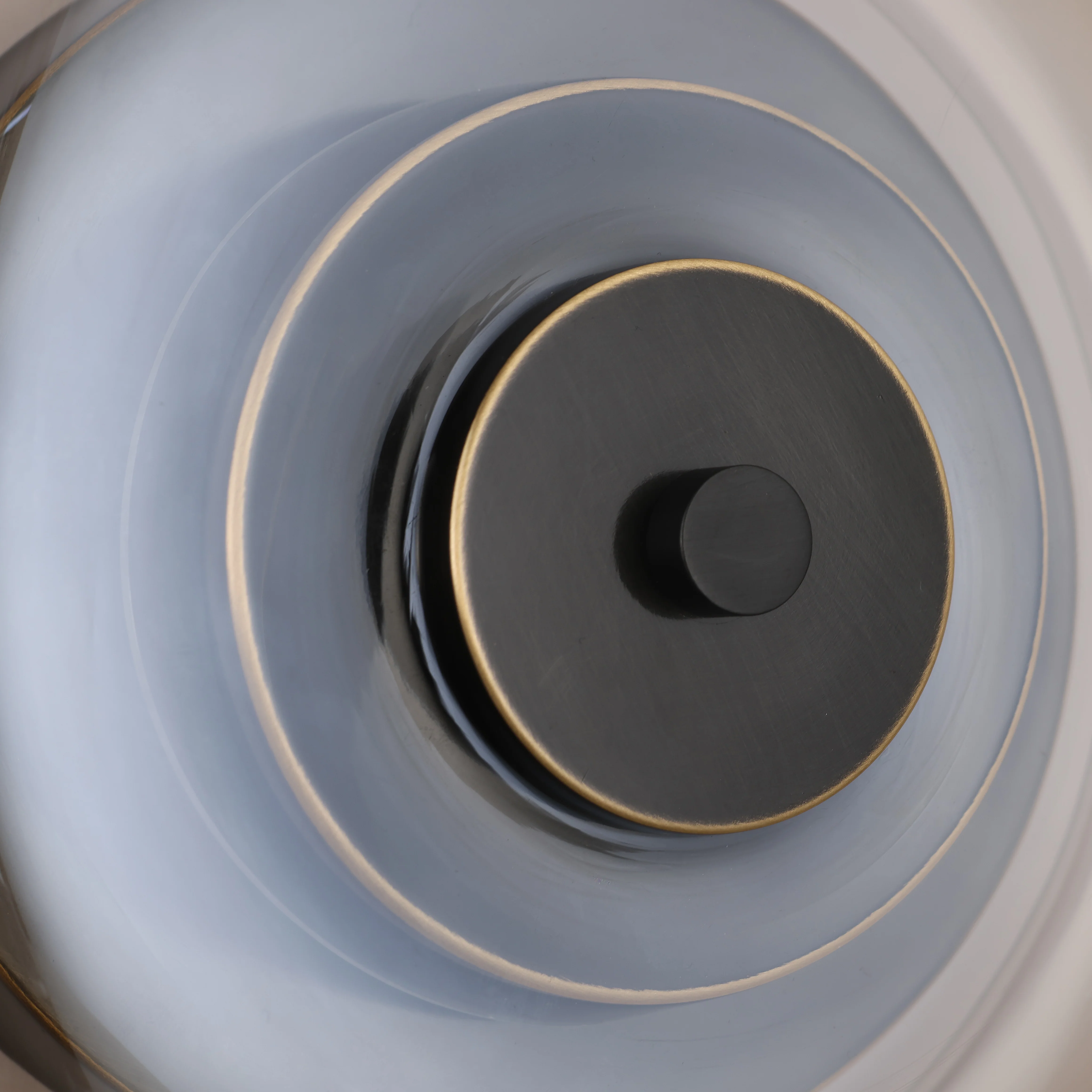Anthé Circular Dish Glass Wall Light Sconce - Image 14