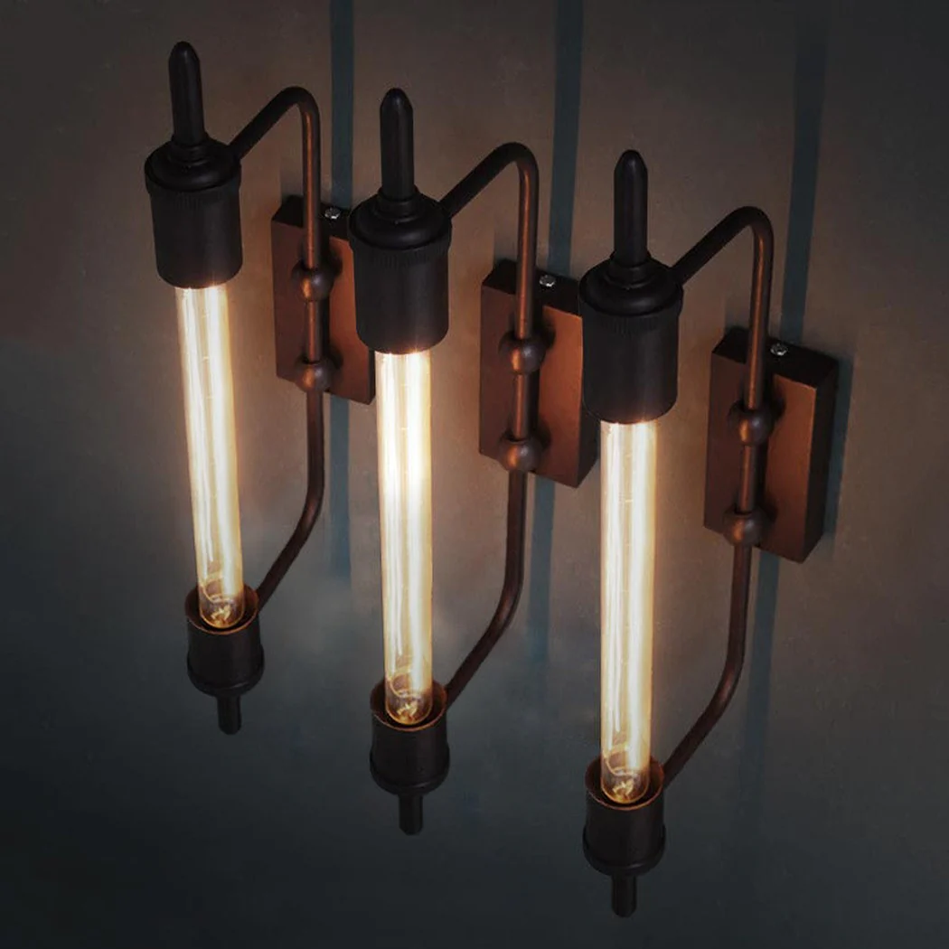 Antique Long Pencil Industrial Wall Light - Image 2