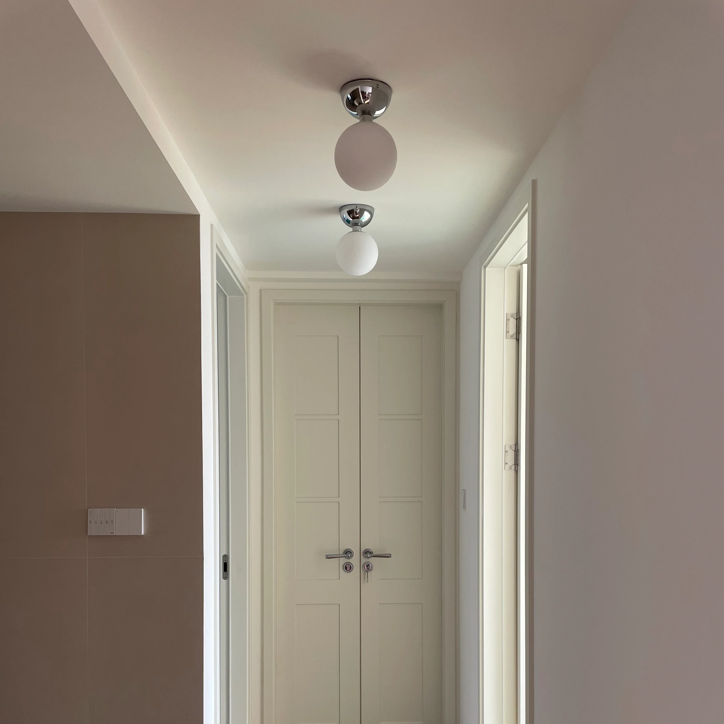 Argent Bauhaus Minimalist Wall Sconce / Ceiling Light - Image 10