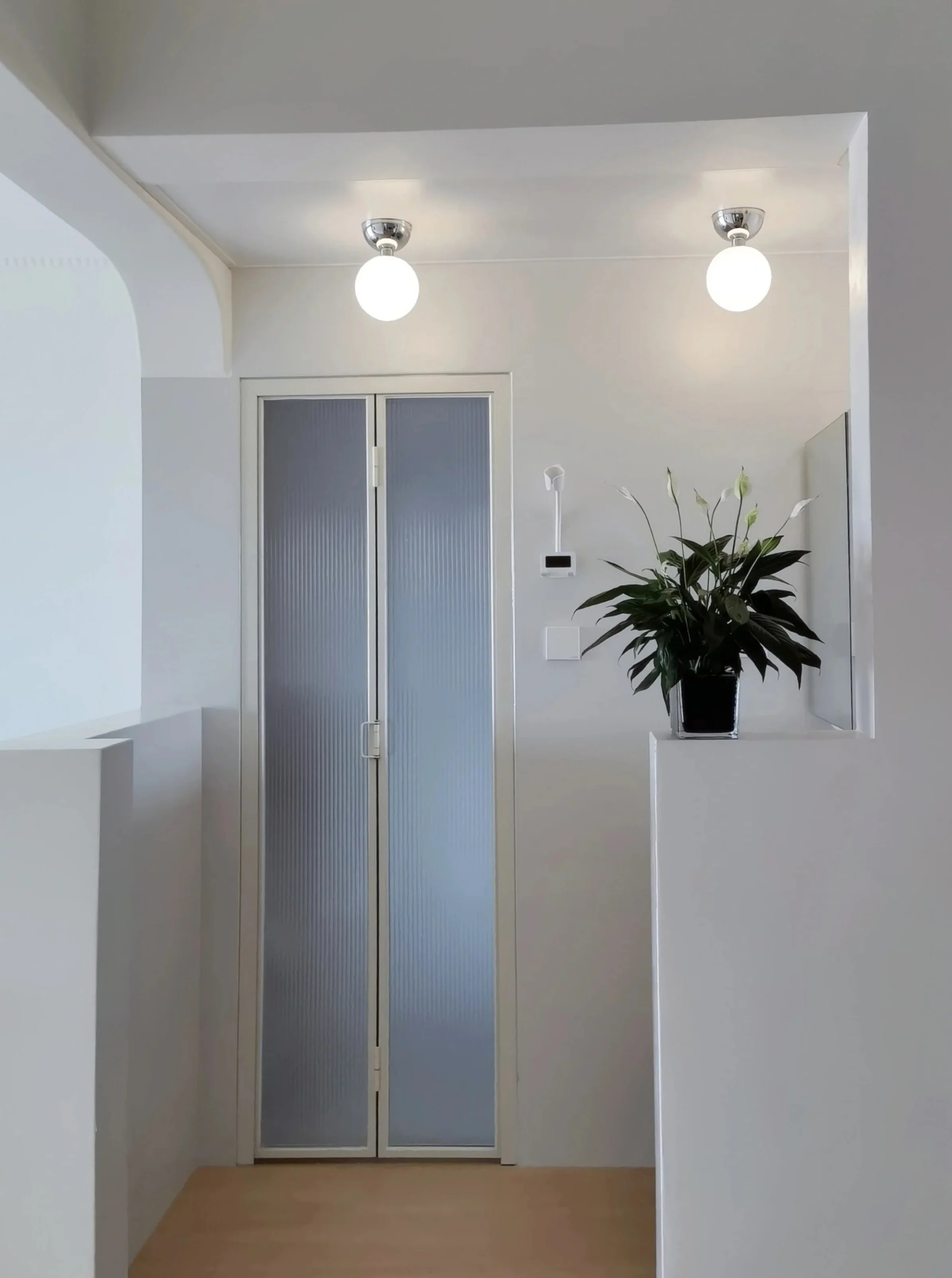 Argent Bauhaus Minimalist Wall Sconce / Ceiling Light - Image 14