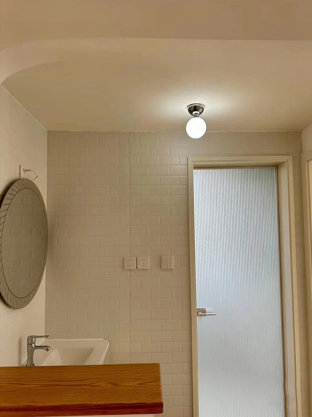Argent Bauhaus Minimalist Wall Sconce / Ceiling Light - Image 17