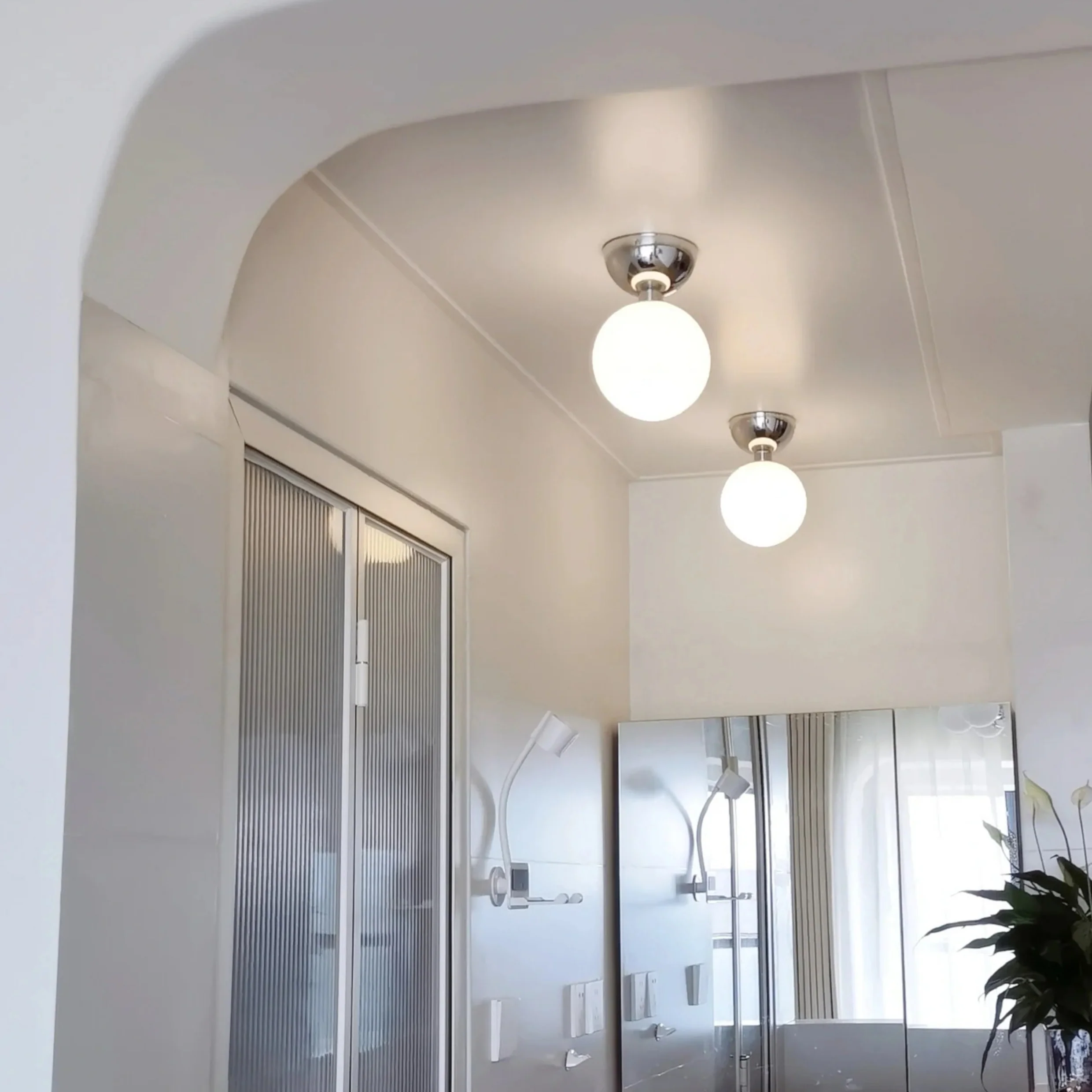 Argent Bauhaus Minimalist Wall Sconce / Ceiling Light - Image 7