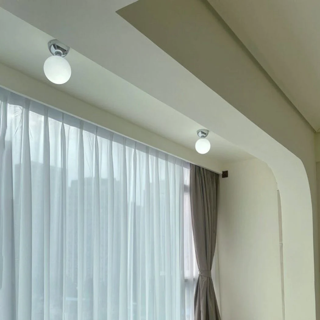 Argent Bauhaus Minimalist Wall Sconce / Ceiling Light - Image 8