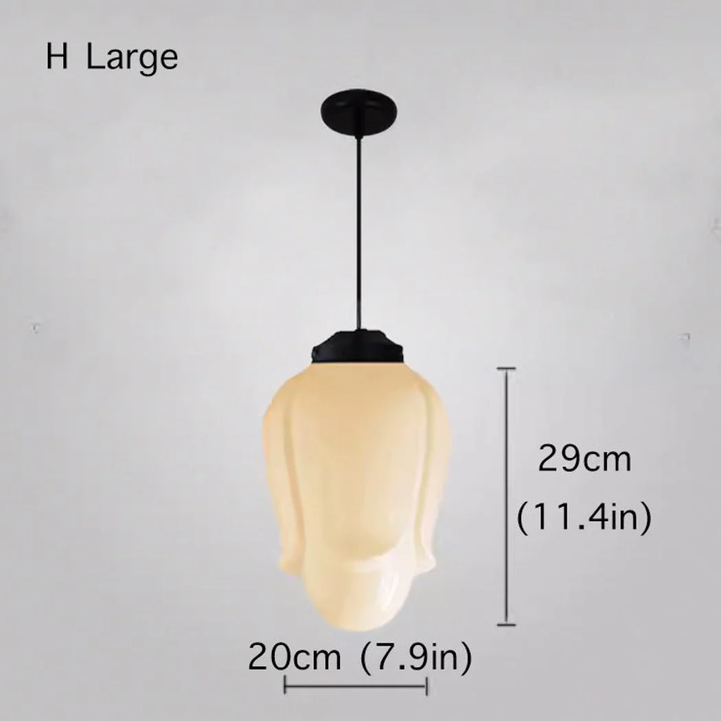Art Deco Milk Glass Pendant Light - Image 26