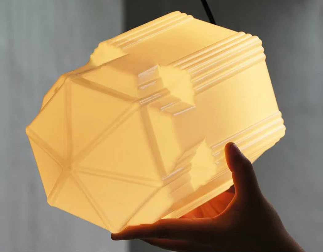 Art Deco Milk Glass Pendant Light - Image 8