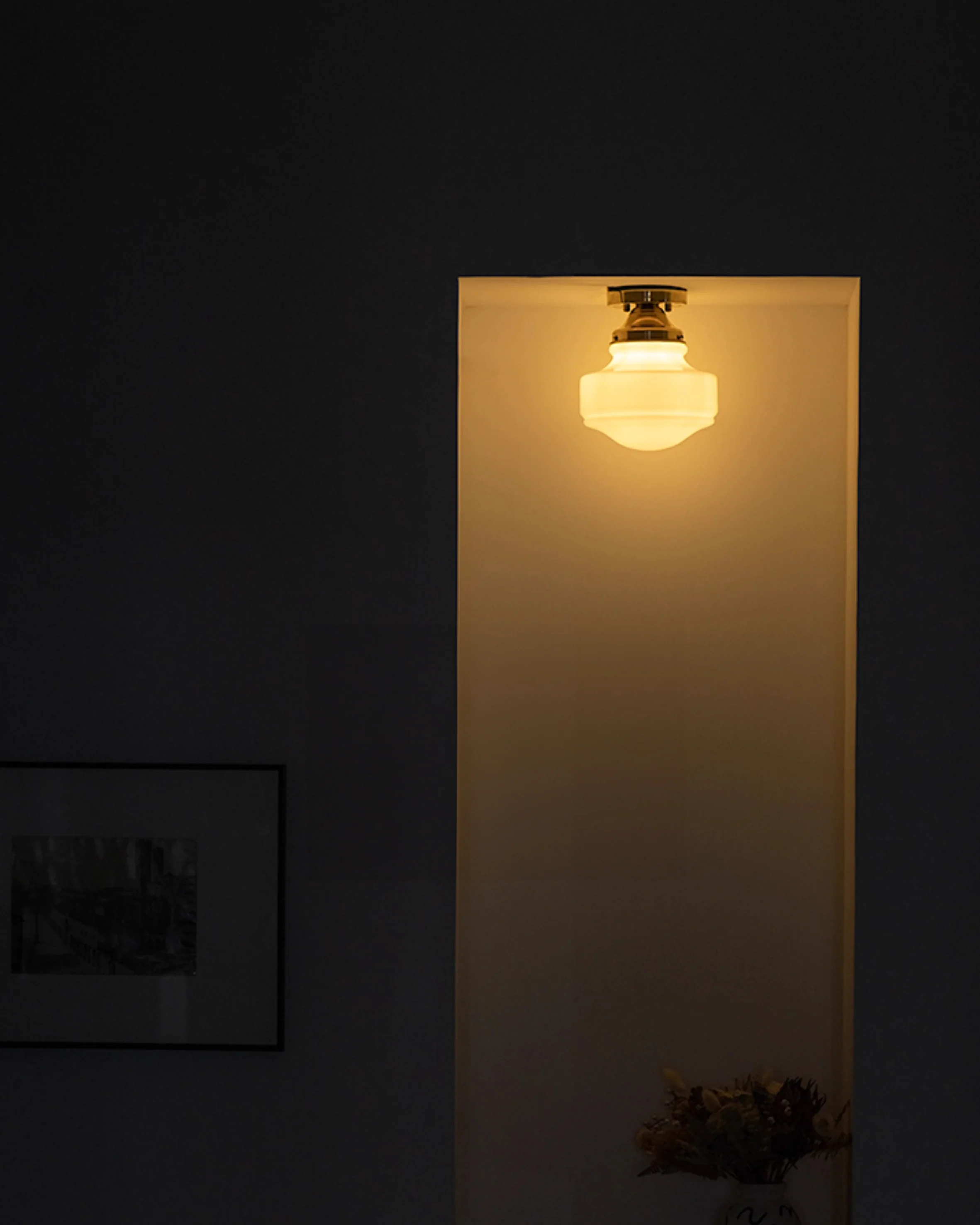 Art Deco Myrtle Fixed Ceiling Light / Wall Sconce - Image 6