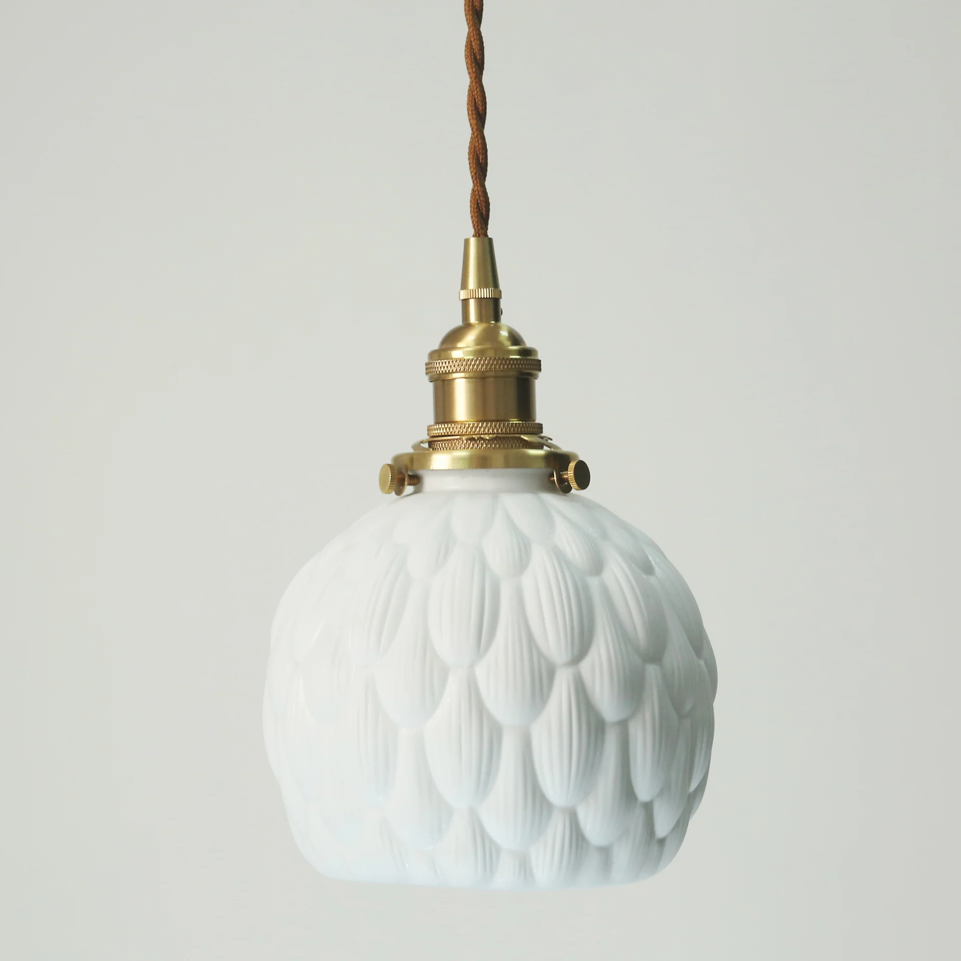 Artichoke Ceramic Porcelain Shade Pendant Light - Image 6