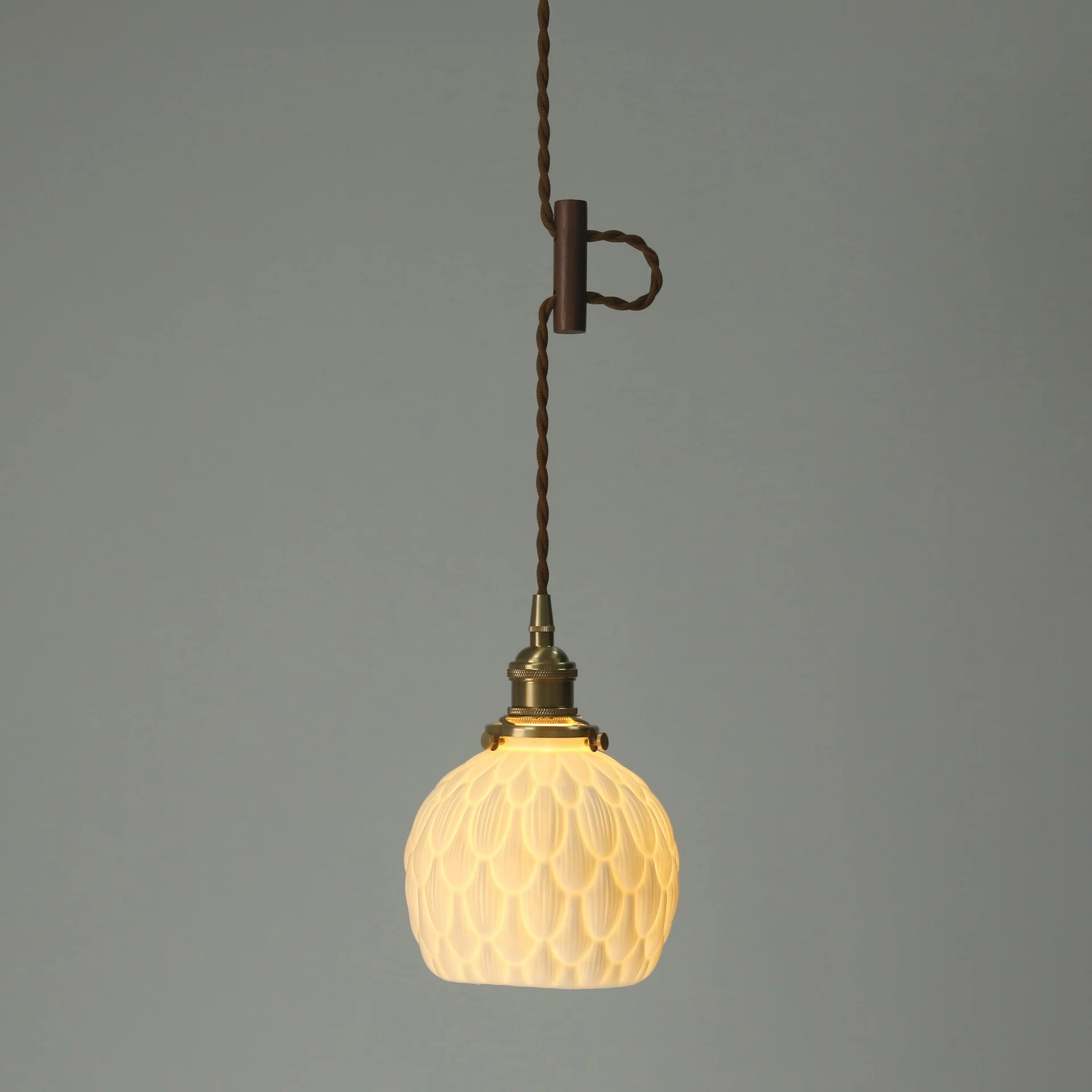 Artichoke Ceramic Porcelain Shade Pendant Light - Image 8