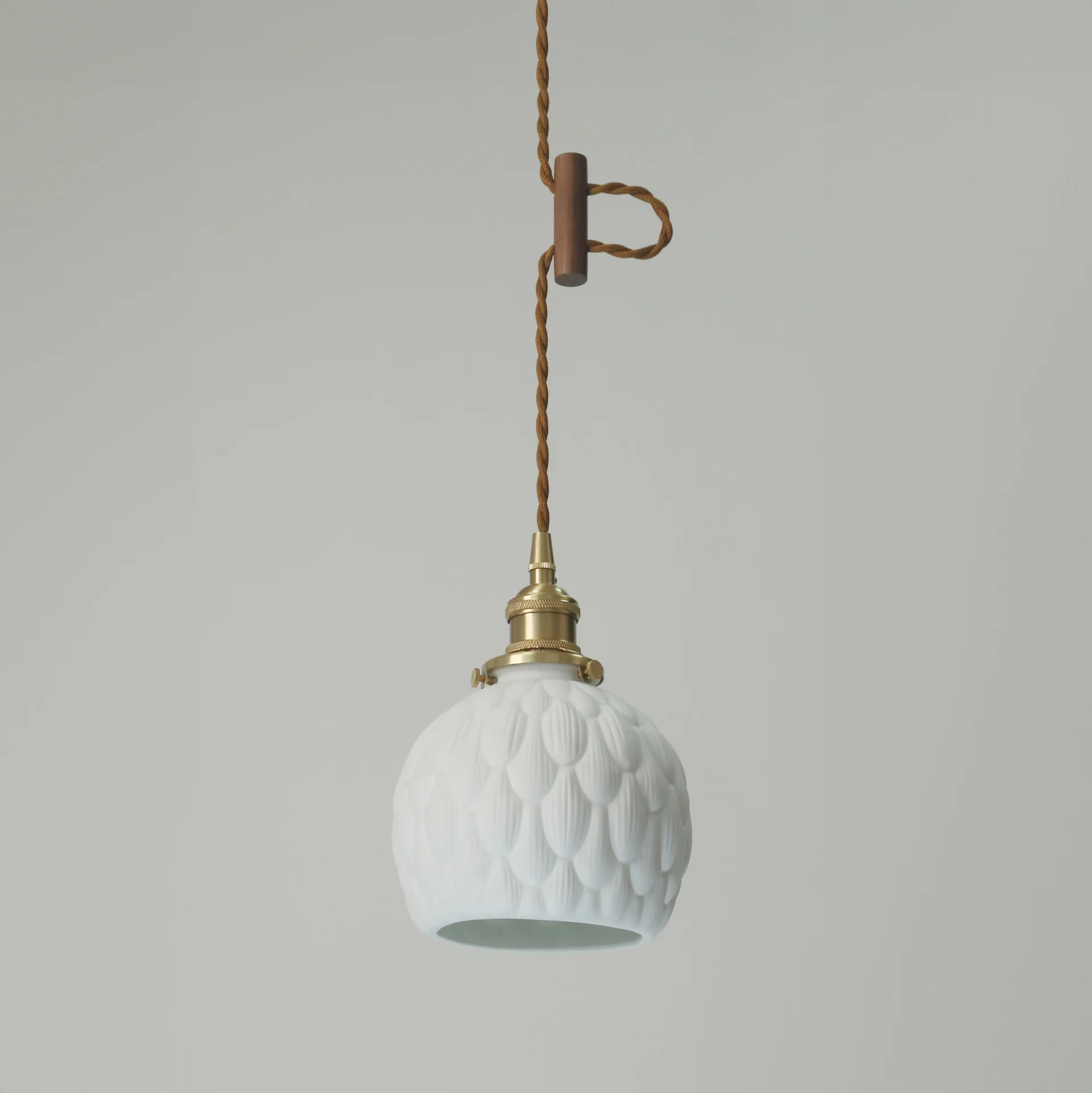 Artichoke Ceramic Porcelain Shade Pendant Light - Image 9