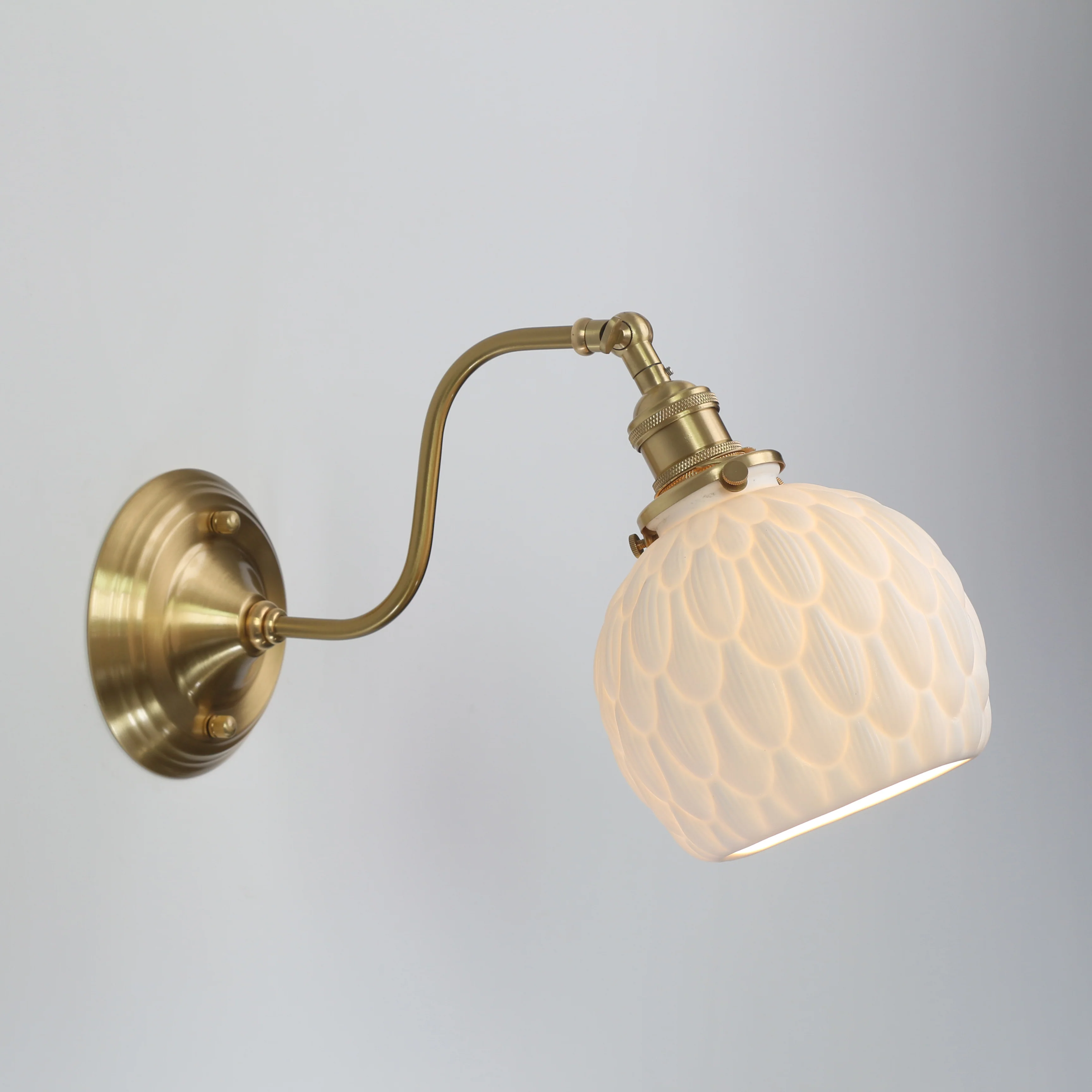 Artichoke Ceramic Porcelain Shade Wall Light - Image 6