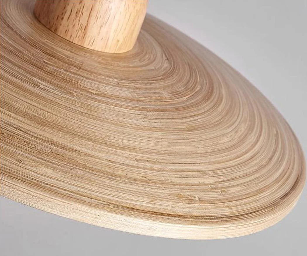 Ashwood Wooded Scandi Japandi Pendant Light - Image 6