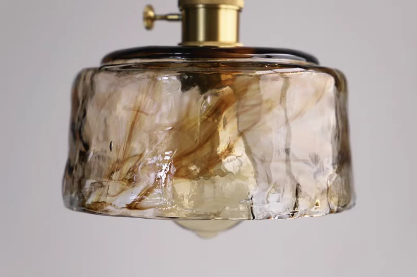 Aurelian Tinted Melted Glass Pendant Light - Image 14