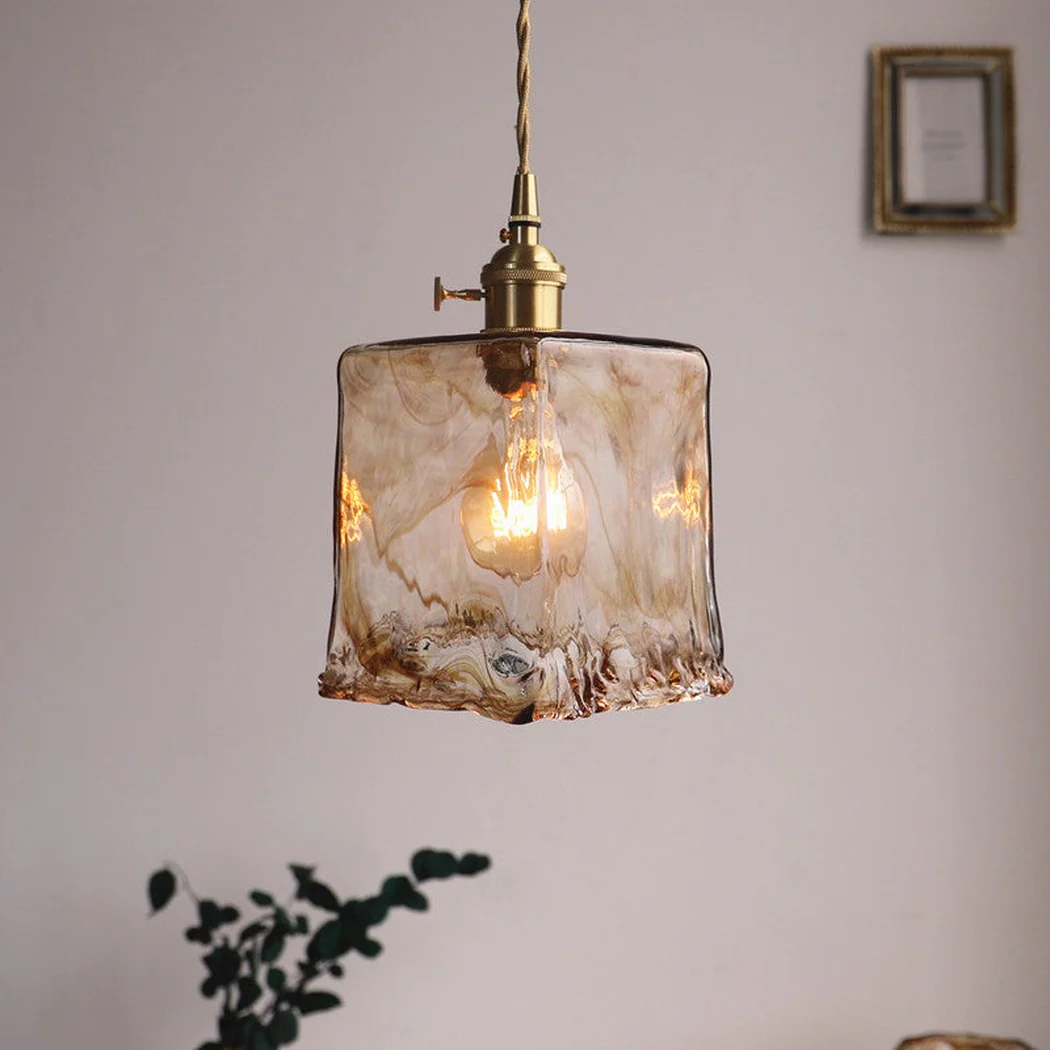 Aurelian Tinted Melted Glass Pendant Light - Image 7