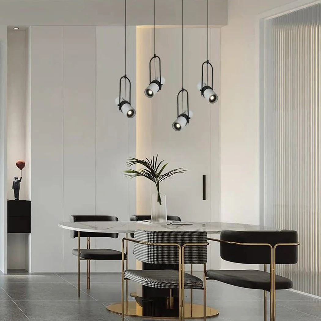 Basel Concrete Swivel Arm Minimalist Pendant Light - Image 12