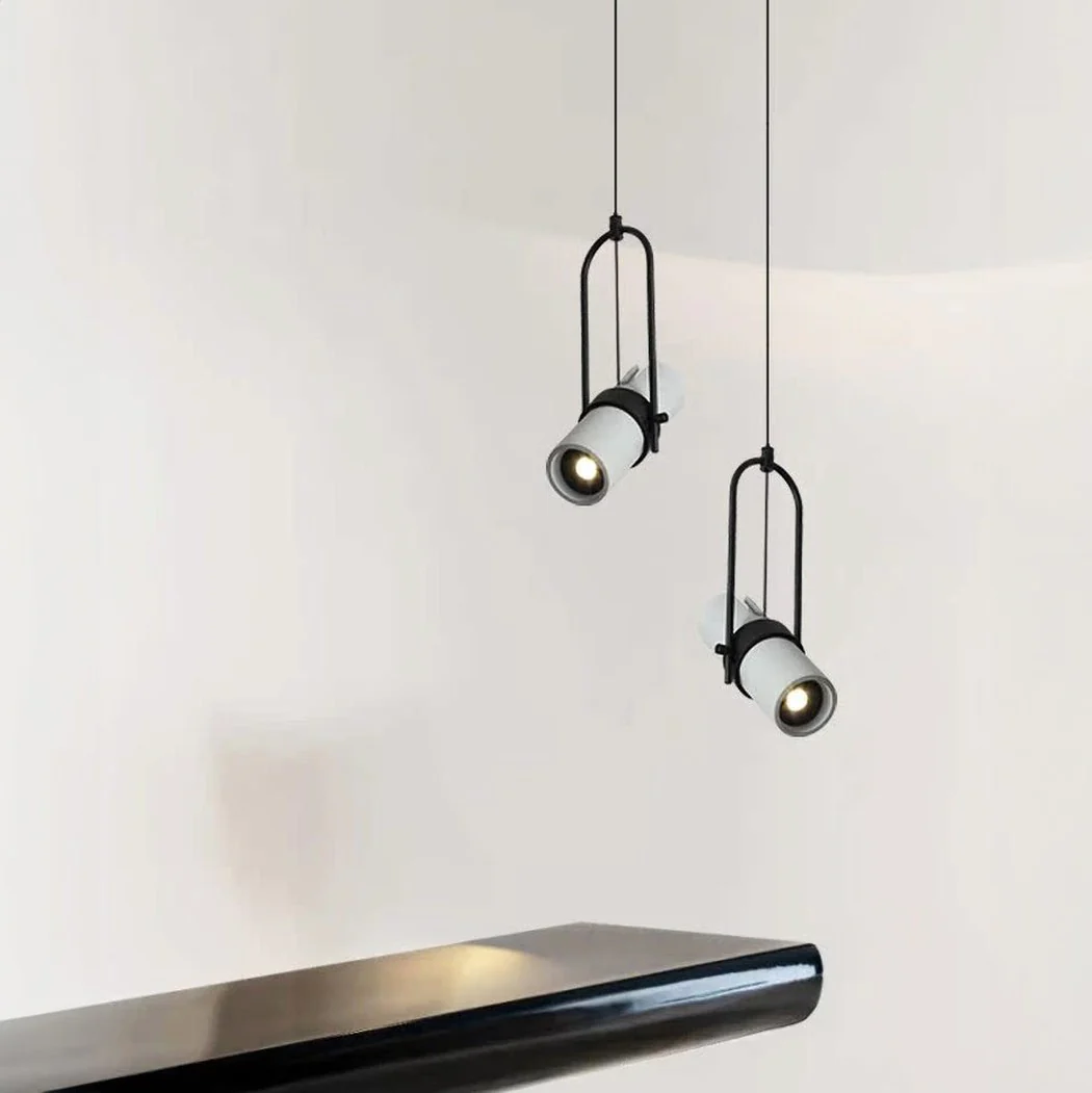 Basel Concrete Swivel Arm Minimalist Pendant Light - Image 6