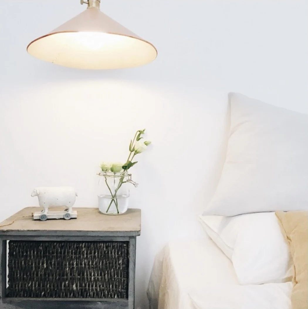 Baxter Leather Cone Shade Brass Fitting Pendant Light - Image 18
