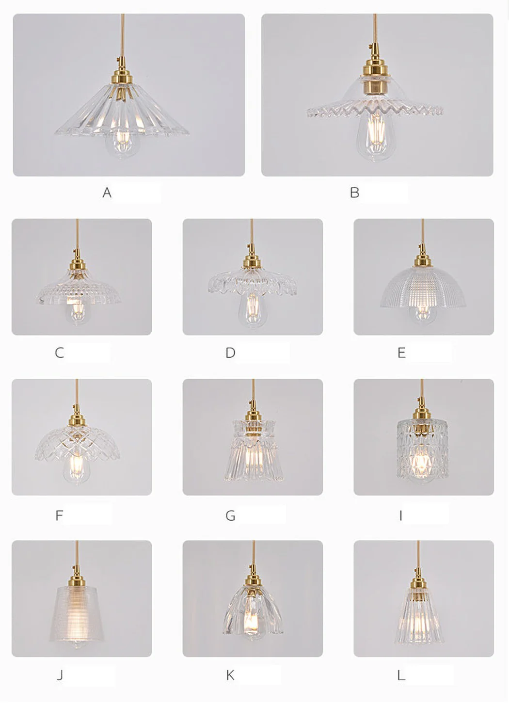 Betty Glass Shade Brass Fitting Art Deco Pendant Light - Image 3