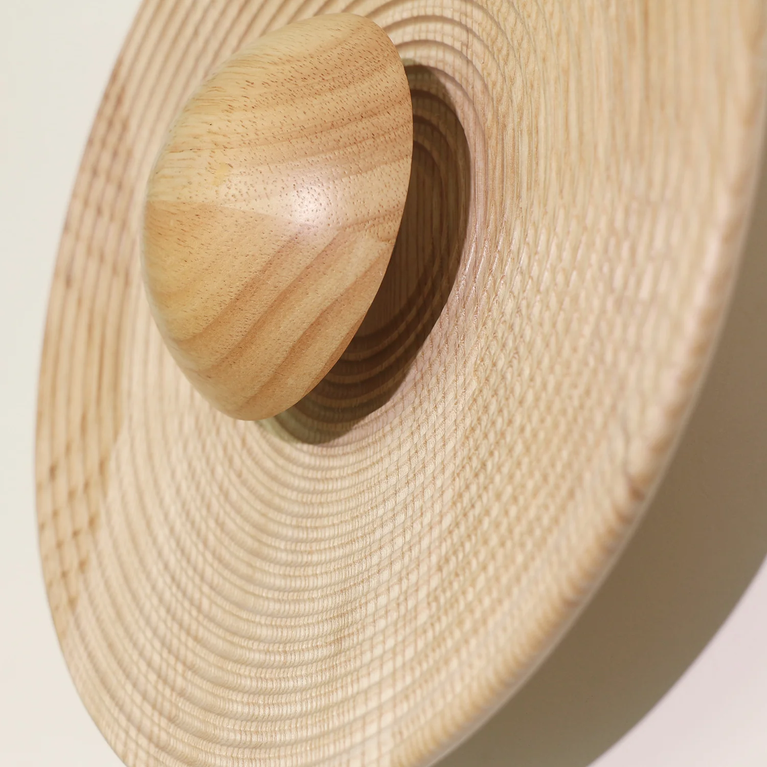 Birchwood Natural Wood Plate LED Wall Light - Image 7