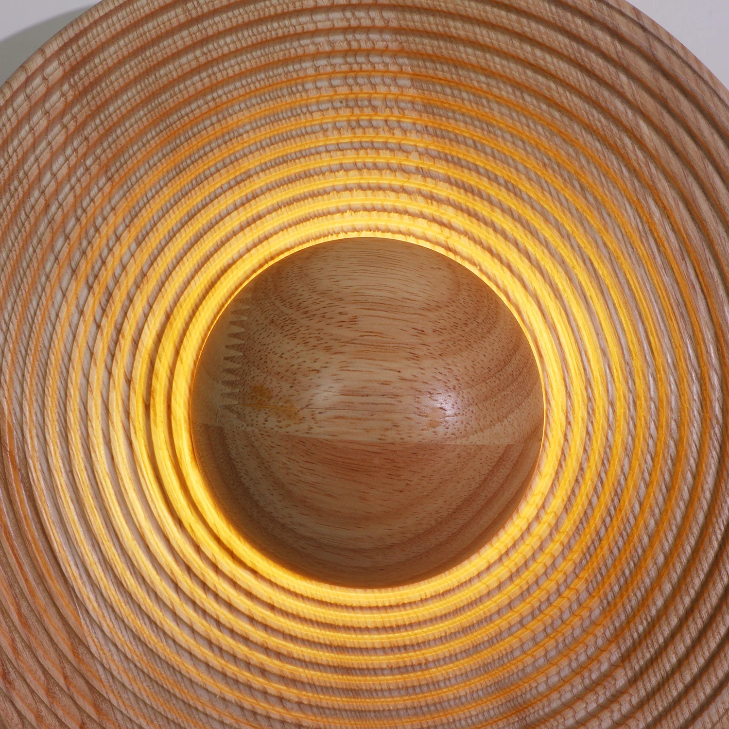 Birchwood Natural Wood Plate LED Wall Light - Image 9