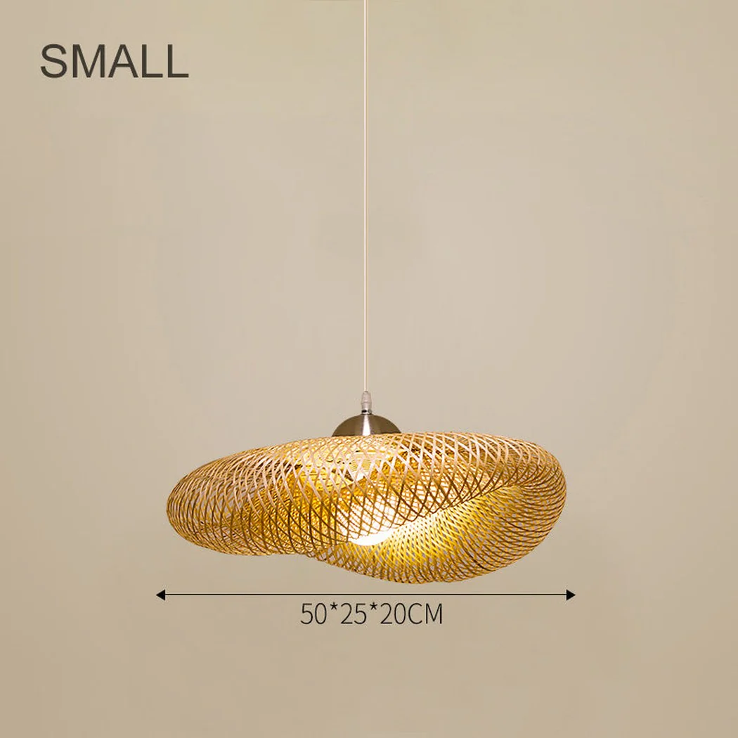Birds Nest Rattan Bamboo Pendant Light - Image 11