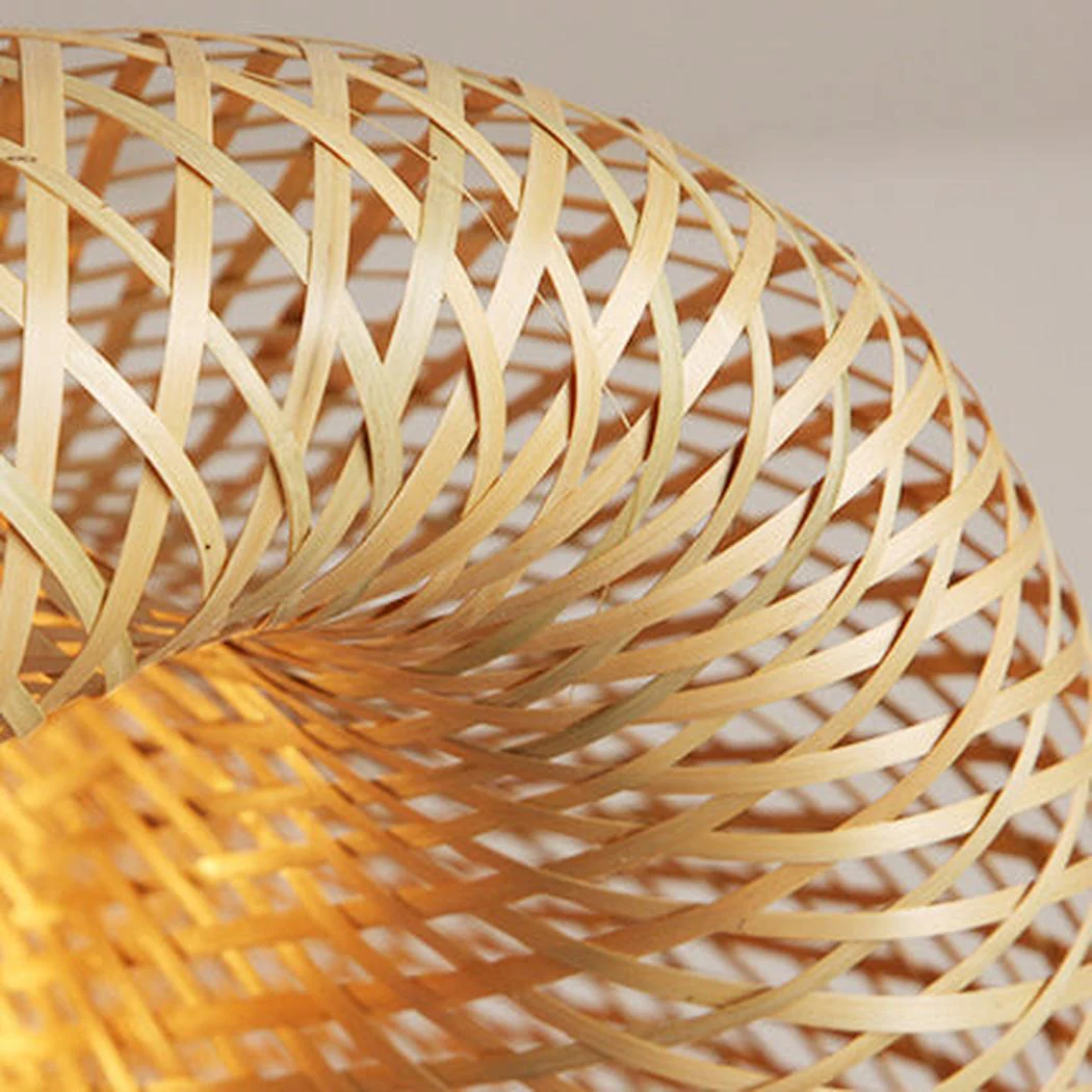 Birds Nest Rattan Bamboo Pendant Light - Image 5