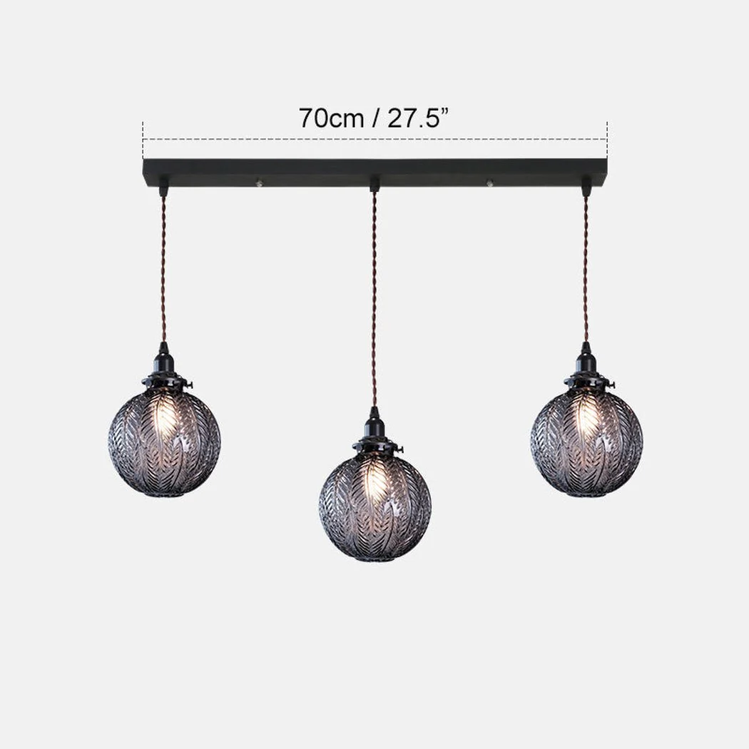 Black Florienne Glass Pendant Light - Image 11
