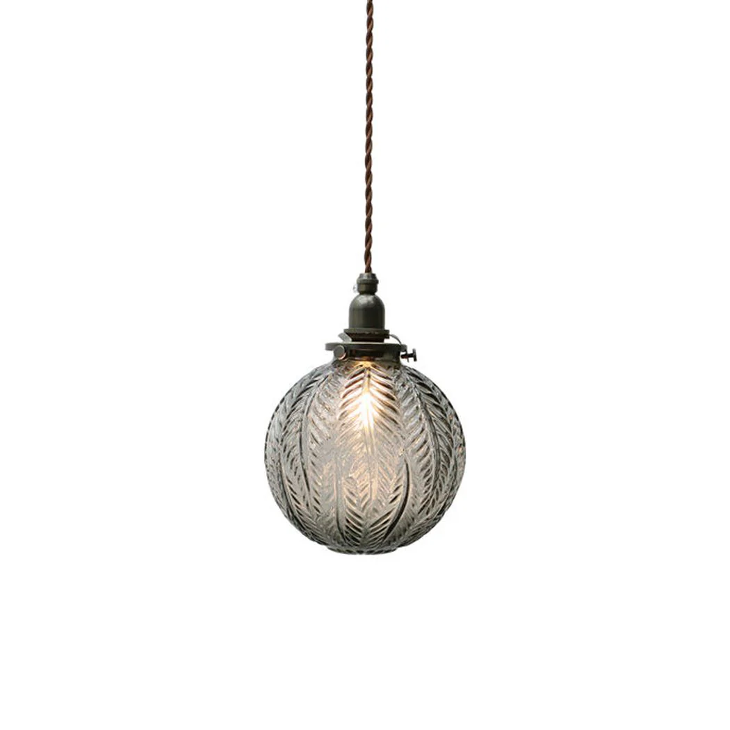 Black Florienne Glass Pendant Light - Image 2