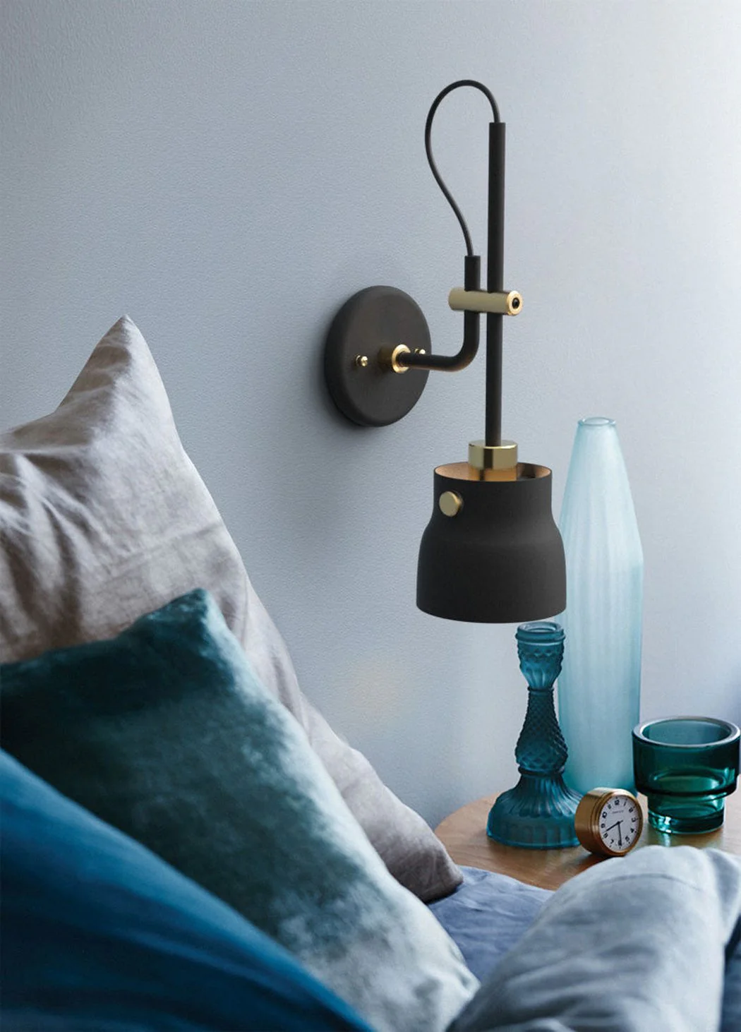 Black Hudson Wall Light - Image 4