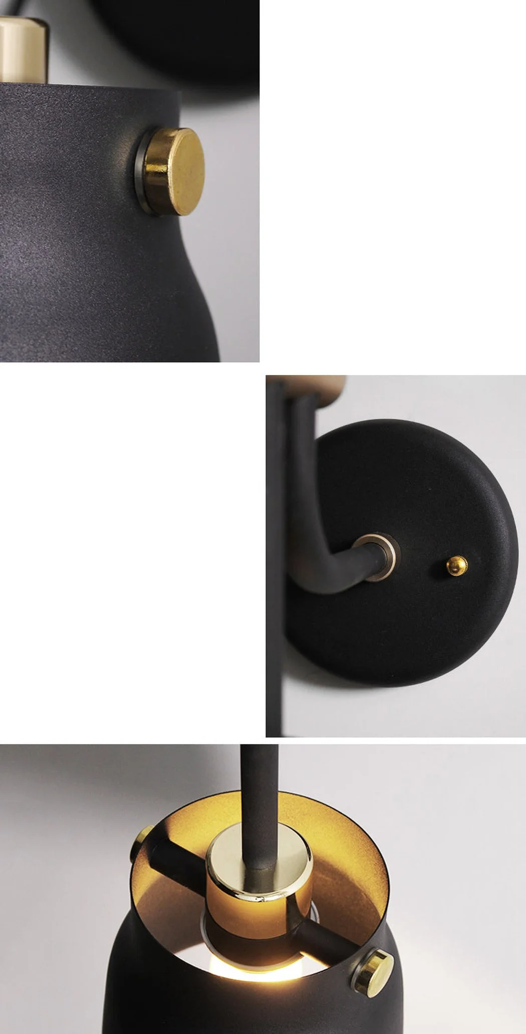Black Hudson Wall Light - Image 9