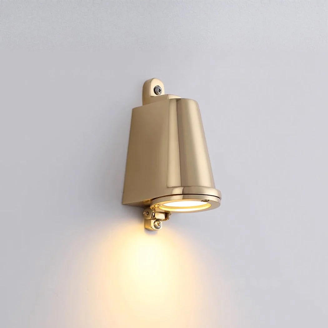 Bluebell Brass Outdoor Rain Proof Wall Light - Image 2