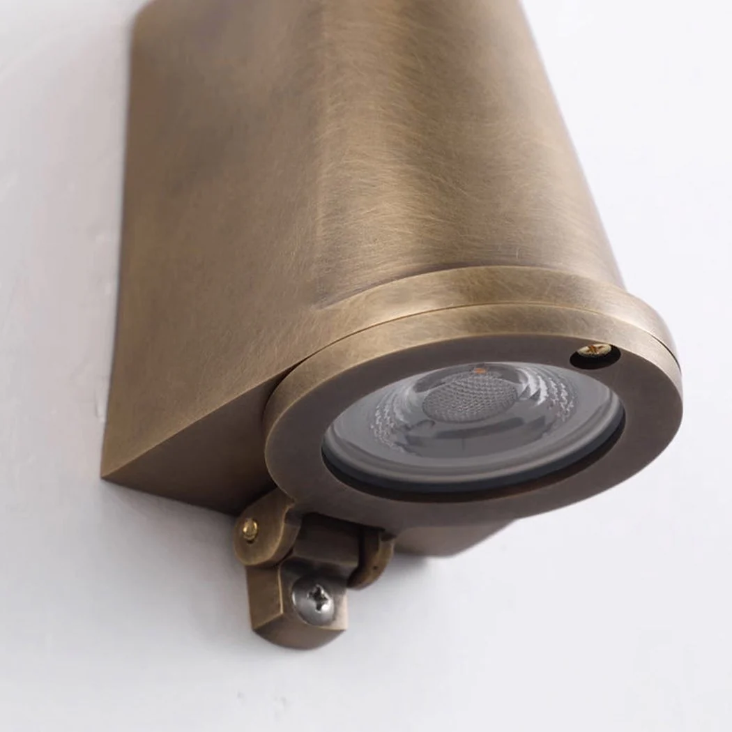 Bluebell Brass Outdoor Rain Proof Wall Light - Image 4